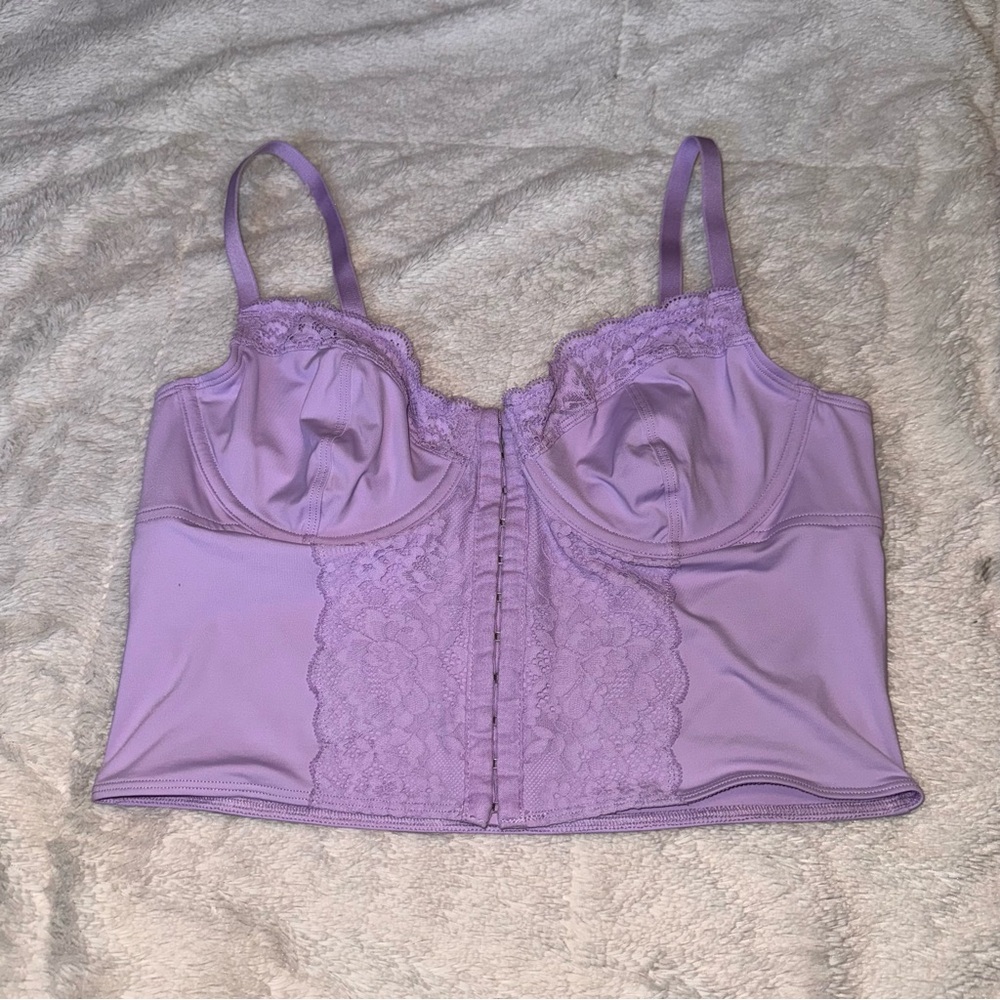 Gilly Hicks Lavender Lace Tank Top